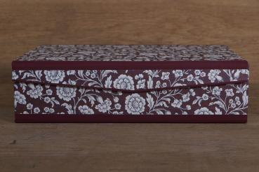 Elegant red organization box "Fini", fine stationery